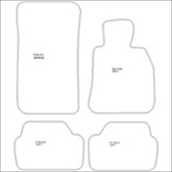 BMW 1 Series 5 Door E87 Car Mats